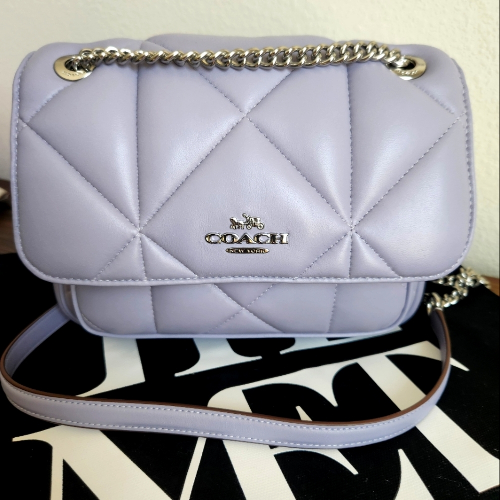Coach Quilted Crossbody Bag in Lavender